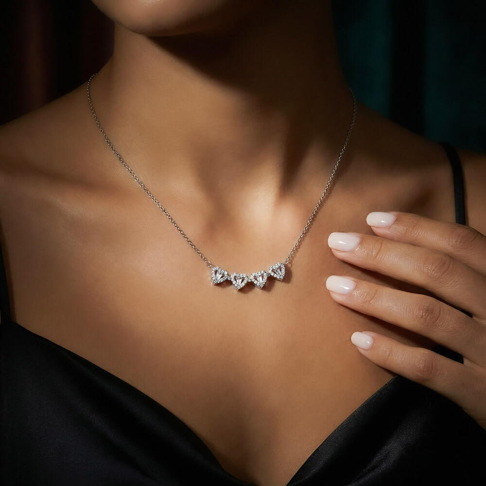 Collier Cœurs Magnétiques