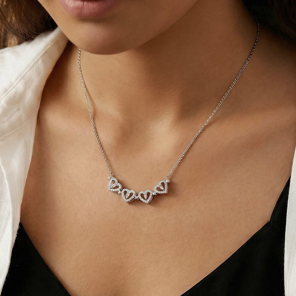 Collier Cœurs Magnétiques
