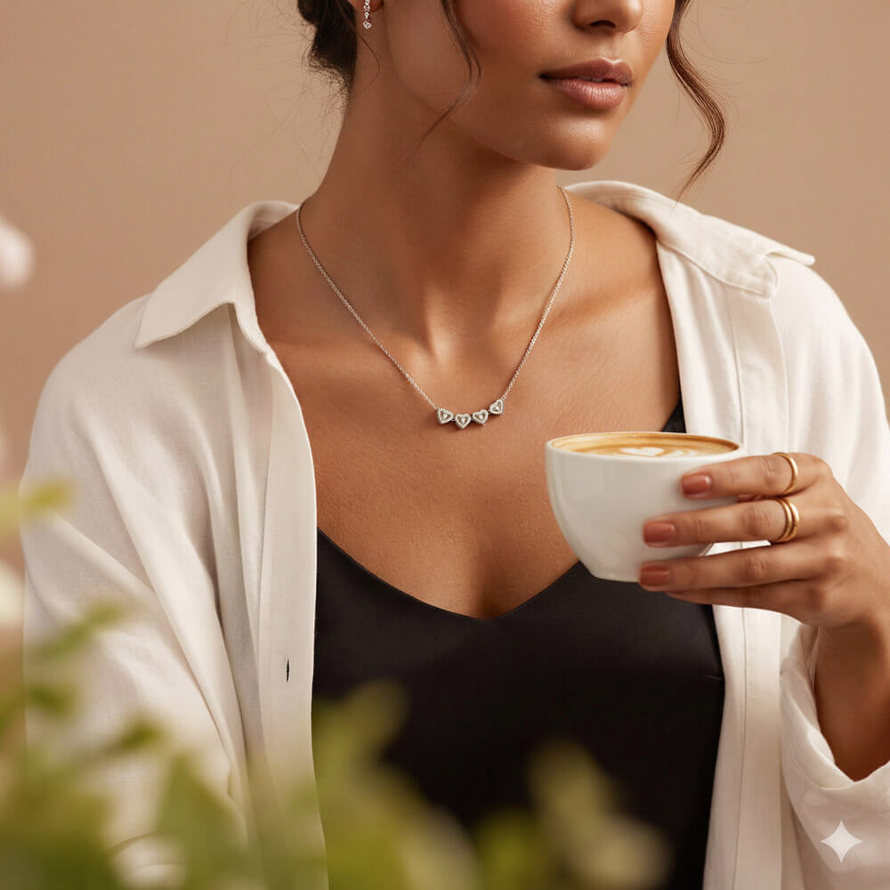 Collier Cœurs Magnétiques