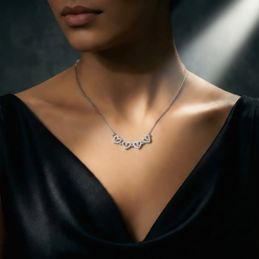 Collier Cœurs Magnétiques