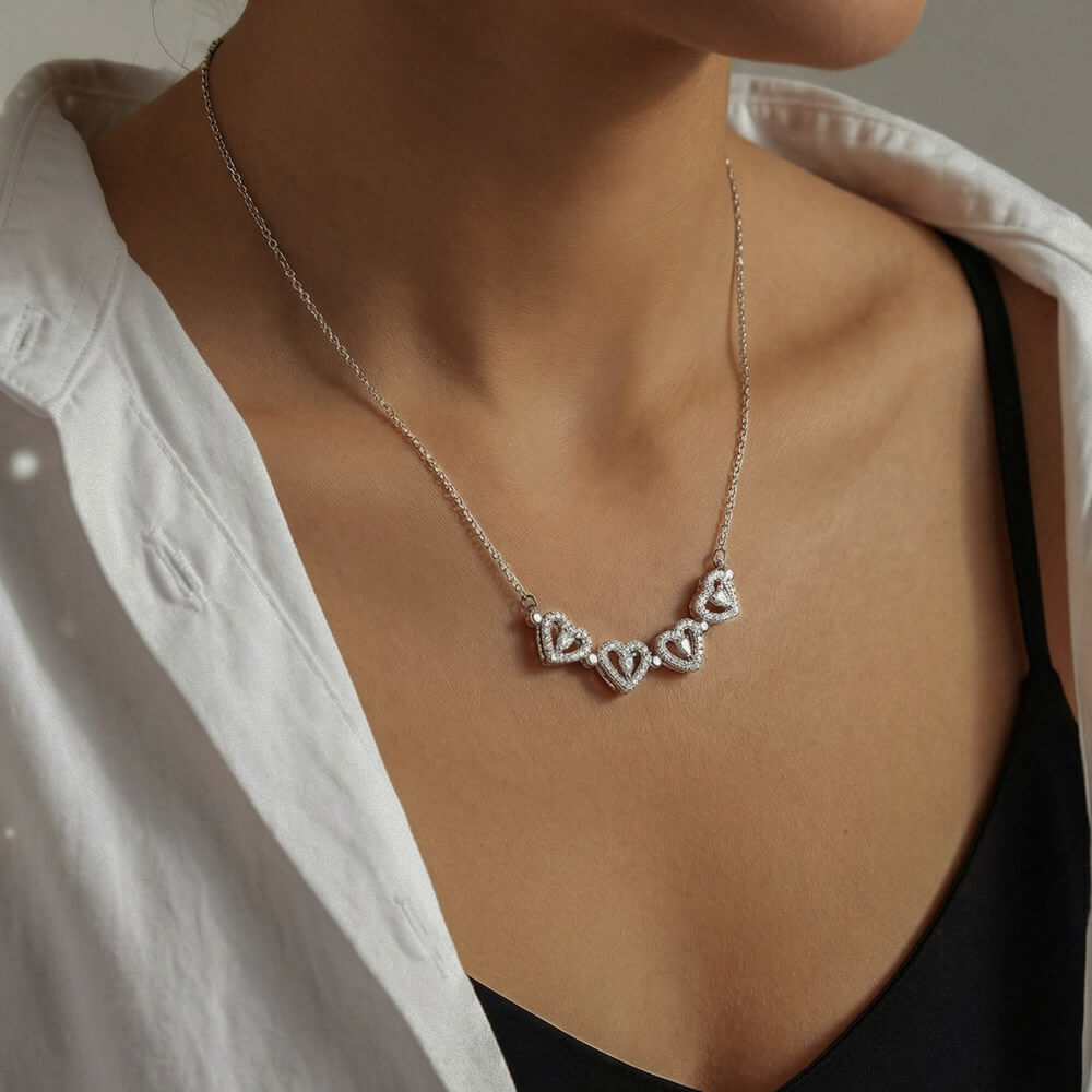 Collier Cœurs Magnétiques