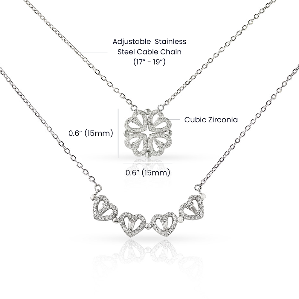 Collier Cœurs Magnétiques